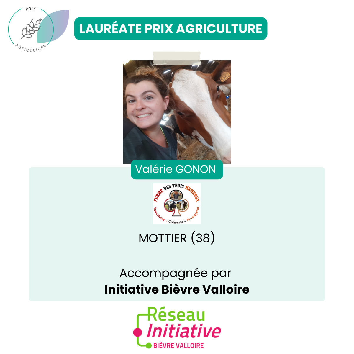 Lauréate prix agriculture 2023 : Valérie Gonon - Ma ferme des 3 hameaux